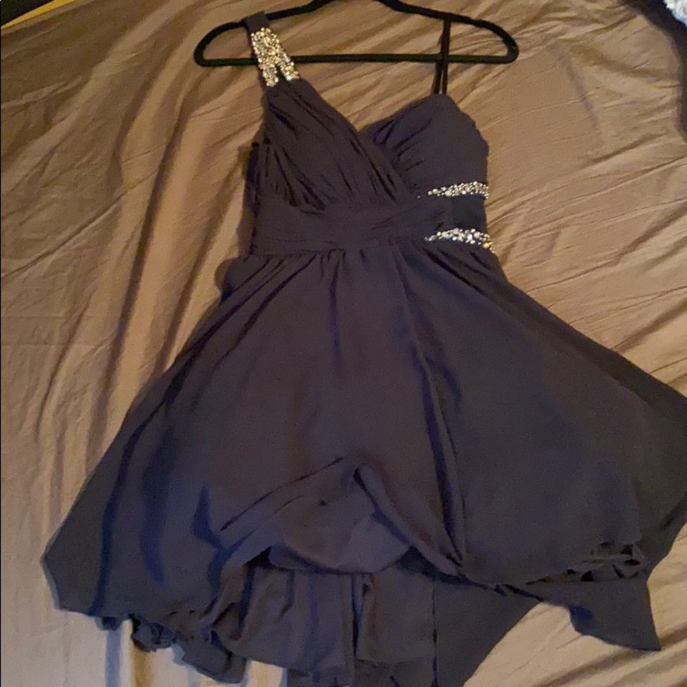 Navy blue formal dress